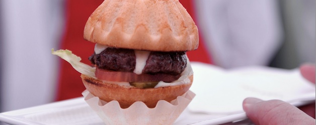 Kobe-Burger, Foto Foodhunter, Foodhunter Genuss-Markt 2012